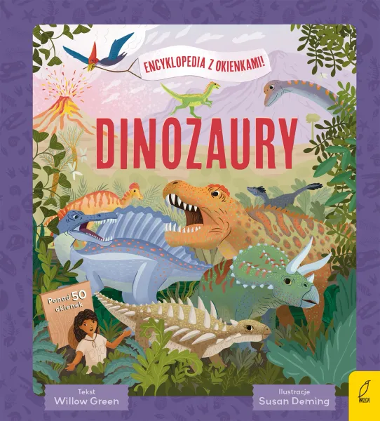 Encyklopedia z okienkami. Dinozaury zdjęcie 1