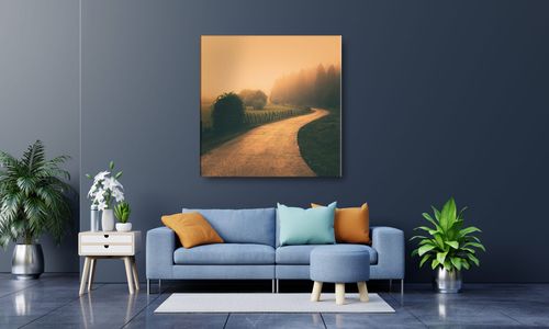 OBRAZ NA PŁÓTNIE 020 Dróżka 40x40cm na Arena.pl