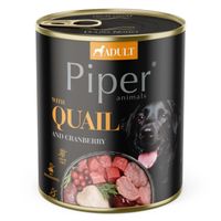 karma mokra dla psa piper z przepiórką i żurawiną 800g