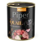 karma mokra dla psa piper z przepiórką i żurawiną 800g