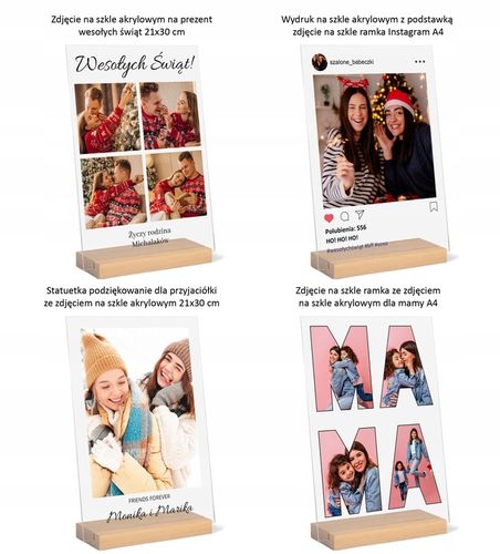 Podziękowanie ślub wesele ramka zdjęcie szkło A4 na Arena.pl