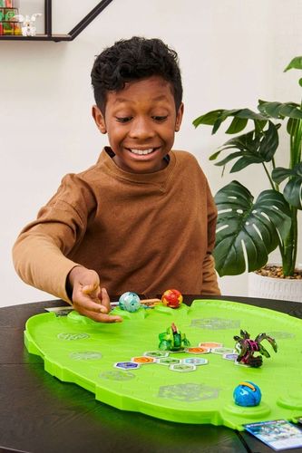 ZESTAW BAKUGAN BATTLE ARENA EVO LEONIDAS + FIGURKA I KARTY na Arena.pl