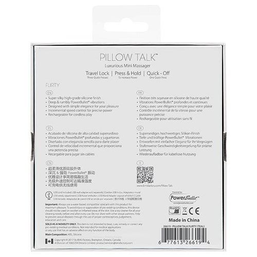 Pillow Talk - Flirty Bullet Vibrator Pink na Arena.pl