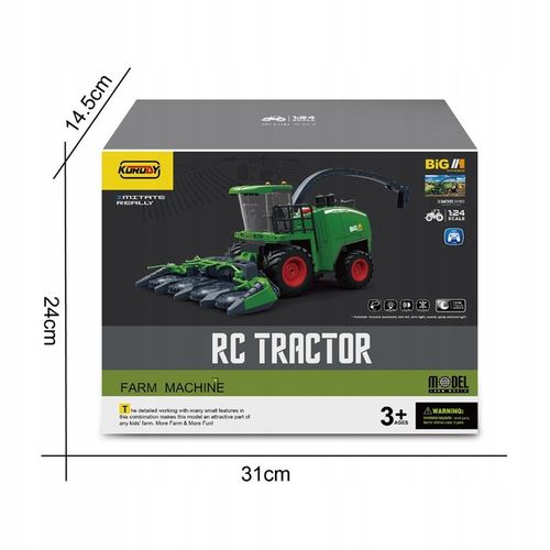 KOMBAJN ZDALNIE STEROWANY 2W1 DŹWIĘK ŚWIATŁA DYM PILOT RC na Arena.pl