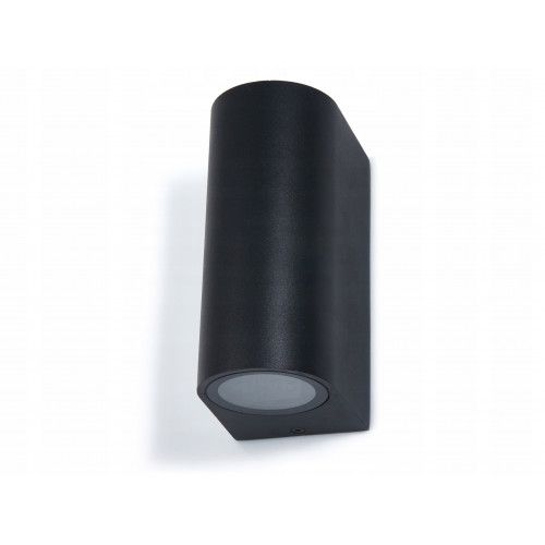 NOWOCZESNY KINKIET ZEWNĘTRZNY LED GU10 CZARNY IP44 na Arena.pl