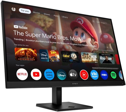 Monitor inteligentny HP OMEN 32x 4K Gaming UltraHD IPS 144Hz HDR 31.5 cali 3840x2160 Google TV HDMI DisplayPort USB-C 99Z68AS na Arena.pl