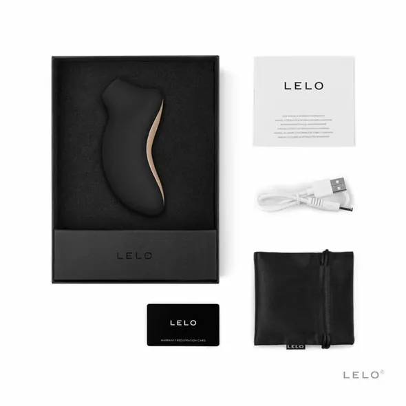 lelo sona black - stymulator soniczny, 8 programow, silikon zdjęcie 4