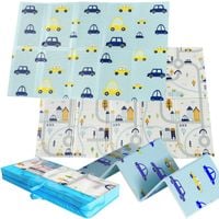 mata piankowa edukacyjna składana duża 150x200cm autka ulice