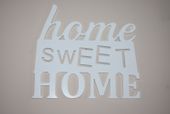 Napis 3D Home sweet Home