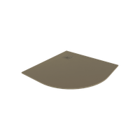 Arda brodzik półokrągły 90x90 cm  kompozytowy, cappucino