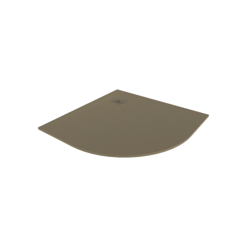 Arda brodzik półokrągły 90x90 cm  kompozytowy, cappucino na Arena.pl