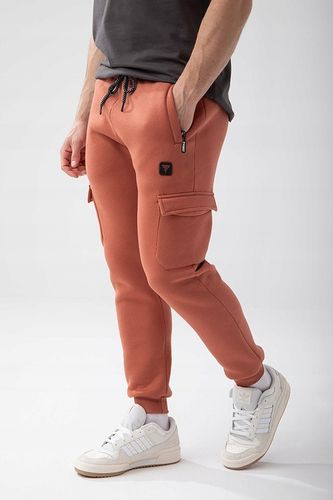 Brązowe spodnie cargo męskie BASIC PANTS CARGO 150 T BROWN rozmiar XL na Arena.pl