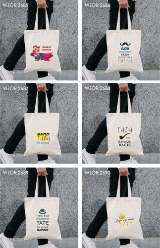 Eko Torba z nadrukiem PREZENT DZIEŃ TATY na Arena.pl