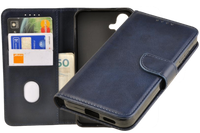 Etui portfel Wallet do Samsung Galaxy S25 granatowy