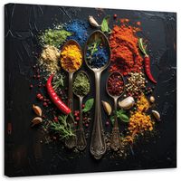 Obraz do kuchni restauracji baru jadalni, Kolorowe Przyprawy