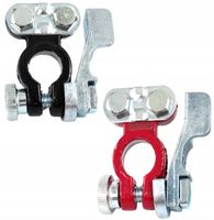 Klemy akumulatorowe samozaciskowe SilverTools 800A plus minus 2 szt.