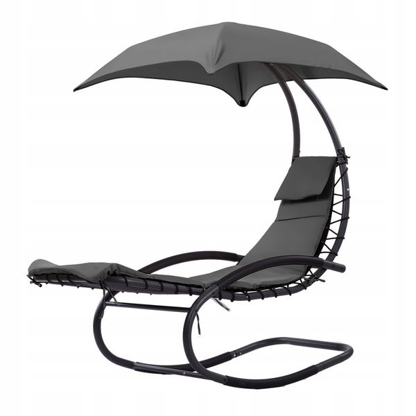 Leżak metal szary ModernHome zdjęcie 10