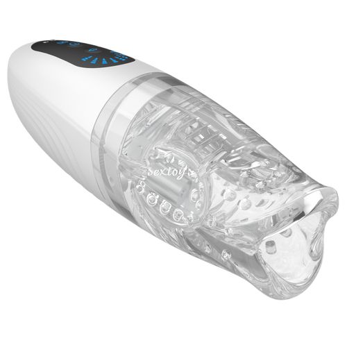 Masturbator Sex Maszyna Dla Mężczyzn, Ruchome Usta Z Wibratorem na Arena.pl