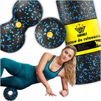 ZESTAW EPP ROLLER WAŁEK DO MASAŻU DUOBALL PIŁKA + DOUBLE DO MASAŻU