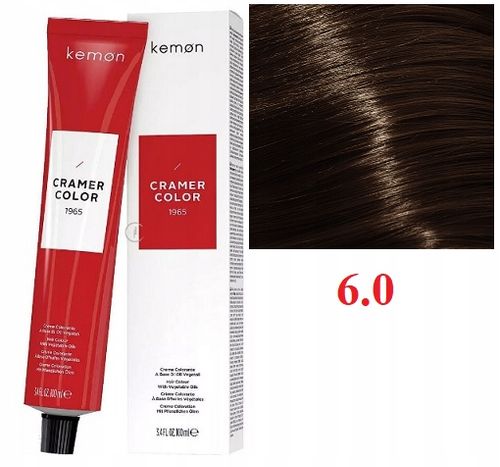 KEMON CRAMER COLOR farba do włosów 100 ml Nr 6.0 na Arena.pl