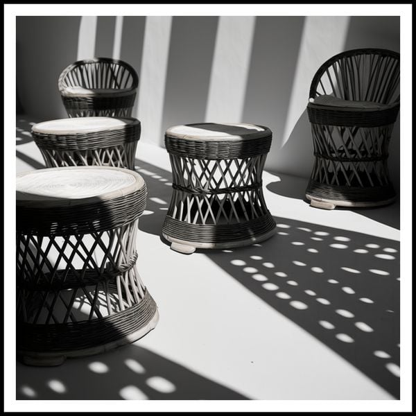 Plakat 100x100cm Gra Świateł zdjęcie 3