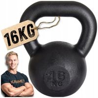 Kettlebell żeliwny odważnik kula kettle kettleball siłownia domowa fit