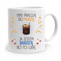 Dla Baristy Baristki Kawiarki Kubek Na Prezent Z Nadrukiem Ze Zdjęciem