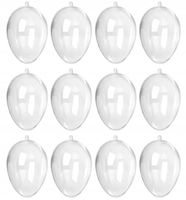 JAJKO AKRYLOWE PLASTIKOWE 6CM 12SZT. JAJKA WIELKANOC ŚWIĘTA