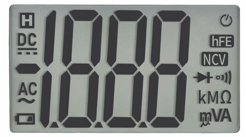 MULTIMETR CYFROWY ELEKTRYCZNY MIERNIK PRĄDU LCD PM-MMT-60 zdjęcie 7