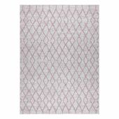 RUG/LU/VINEA/GRID/CREAM+POWDERPINK/140x190