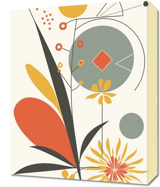 Obraz 40x50cm Geometryczny Ogród zdjęcie 1