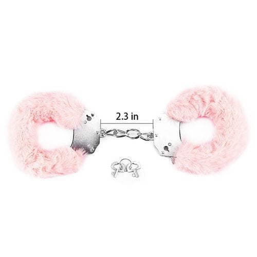 fetish pleasure fluffy handcuffs pink na Arena.pl