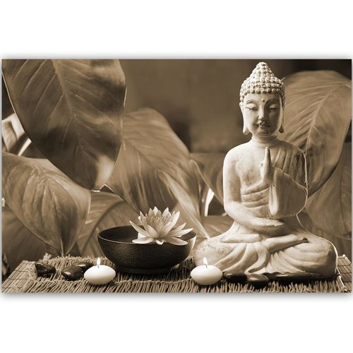 Deco Panel, Budda z lilią 4 120x80 na Arena.pl