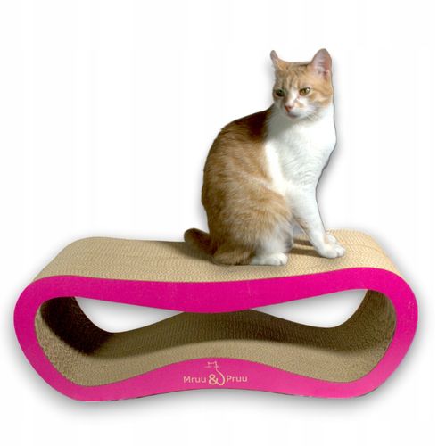 Drapak dla kota LEON | różowy | 78x28x24 cm | MruuPruu na Arena.pl