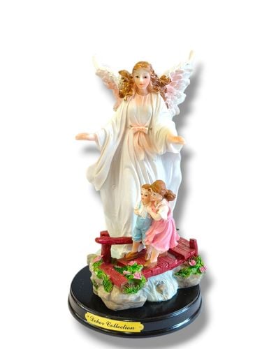 Anioł Opiekuńczy 22 Cm Figura Polyresin Nad Dziećmi 510 G na Arena.pl