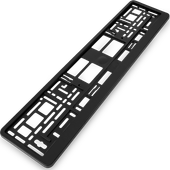 Ramka RAMKI pod tablice rejestracyjne UE CZARNA