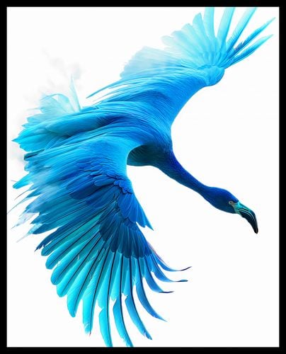 Plakat 40x50cm Błękitny Lot na Arena.pl