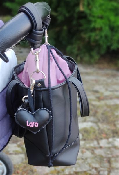 Torba klasyczna czarna z kominem zdjęcie 4