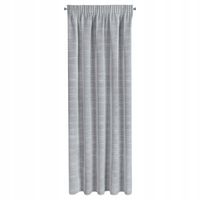 Firana gotowa na taśmie ARIA 140x300 Eurofirany szary