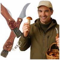 NÓŻ NA GRZYBY ZESTAW GRZYBIARZA NOŻYK SCYZORYK PREZENT