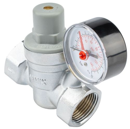 REDUKTOR CIŚNIENIA WODY Z MANOMETREM 1'' DN25 REGULATOR 1,5-6,5 BAR DAMIX na Arena.pl