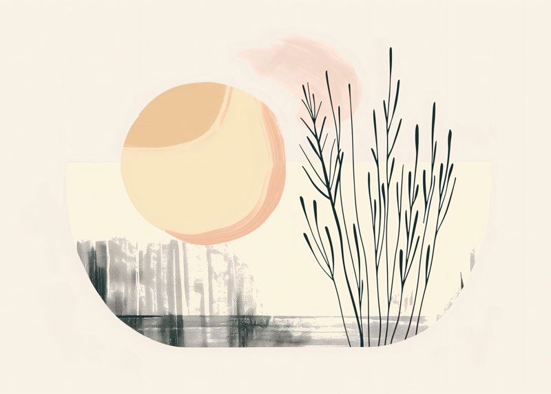 Plakat 70x50cm Pastelowy Wschód zdjęcie 1