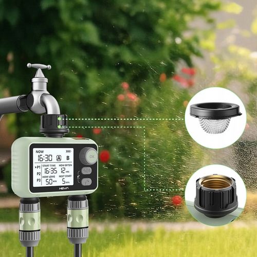 Elektroniczny sterownik nawadniania HEVA programator do wody z filtrem 8bar na Arena.pl