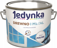 JEDYNKA FARBA DO DREWNA I METALU BIAŁA POŁYSK 2.5L