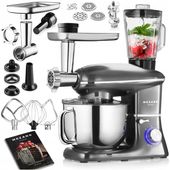 ROBOT KUCHENNY PLANETARNY MASZYNKA DO MIĘSA MIKSER BLENDER 6,2l + PRZEPISY