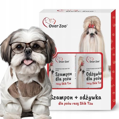 SZAMPON + ODŻYWKA ZESTAW psów rasy SHIH TZU 490 ml na Arena.pl