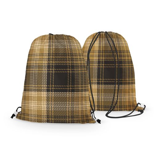 WORKO-PLECAK z Twoim imieniem Brązowa krata II 028 na Arena.pl