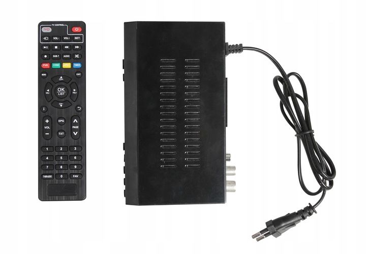 Dekoder DVB-T2 HEVC H.265 Riwall TVCONTROL Tuner TV Full HD HDMI USB zdjęcie 16