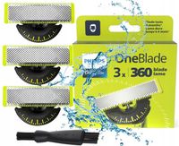 3x OSTRZA PHILIPS ONEBLADE 360 ORYGINALNE OSTRZE NOŻYK GŁOWICA GOLARKA PRO