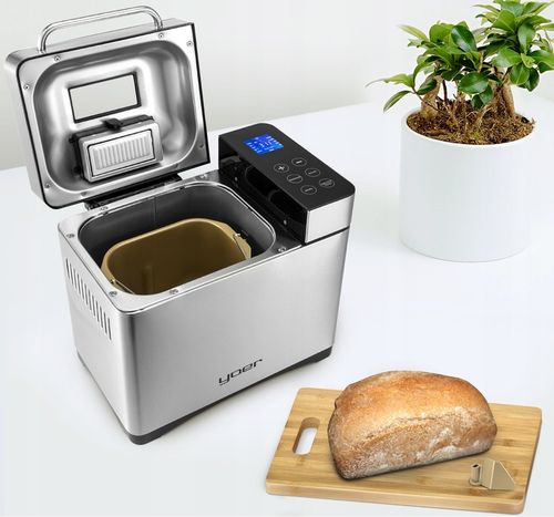 Wypiekacz do chleba Automat MENU PL Yoer INOX +Przepisy +19 programów +LODY na Arena.pl